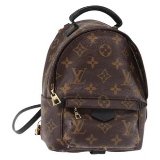 Louis Vuitton Pre-owned Vintage Canvas Rugzak - Dames - Vintage Rugzakken - Bruin - ONE Size - Vintage