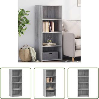 vidaXL Credenza grigia - Credenza Grigio Sonoma 50x41x124 cm in Legno Multistrato