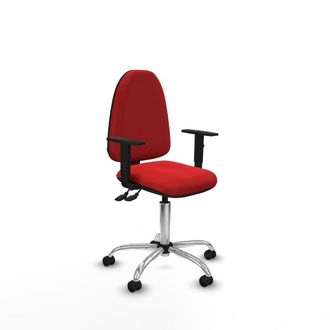 Piqueras y Crespo Piqueras Y Crespo A&yacute;na Silla De Oficina Roja Ajustable