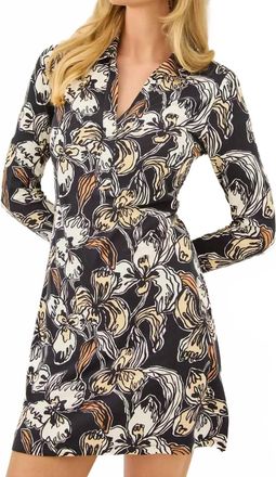 Lilly Pulitzer Alalynn Long Sleeve Romper In Onyx Irisistable