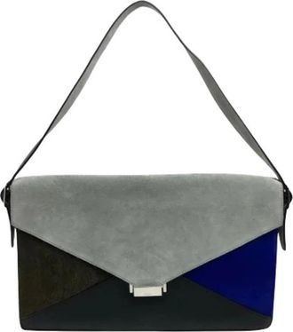 Celine Pre-owned Diamond Clutch & Shoulder Bag - Dames - Vintage Schoudertas - Veelkleurig - ONE Size - Leer - Vintage