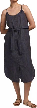 M.Patmos Tatum Scoop Neck Dress In Blue Multi