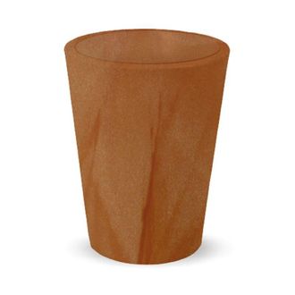 OEM Gerbera 50 R&uacute;stica Macetero Redondo De Interior Y Exterior Para Plantas Y Flores Muy Resistente Al Paso Del Tiempo. Hecho De Polietileno En Espa&ntilde;a - T