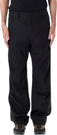 Moncler Black Relaxed Solid Trousers