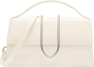 Jacquemus Cream Leather Le Grand Bambino Shoulder Bag, Never Carried (Authentic Pre-Loved)