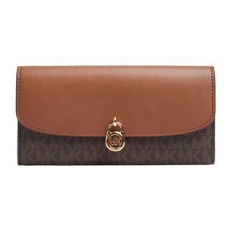 Michael Kors Wallets & Cardholders, female, Brown, Size: ONE SIZE Hamilton Continental Wallet