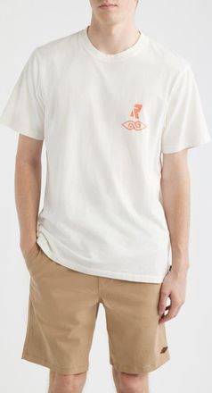 Rip Curl Liquid Trips Graphic Cotton T-Shirt in Bone at Nordstrom, Size Xx-Large