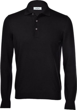 Gran Sasso Sweaters - Heren - Polos - Zwart - M - Tops