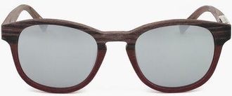 Linda Farrow PHILLIP LIM Wayfarer Sunglasses with Wood Effect Frame size Unica
