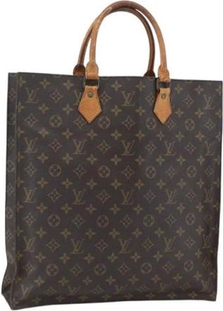 Louis Vuitton Pre-owned Tote Bags, female, Brown, Size: ONE SIZE Pre-owned Vintage Canvas Tote Bag