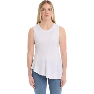 Wilt Asymmetric Seam Shell Top in White at Nordstrom, Size X-Small