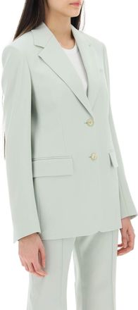 Lanvin Womens Blazer - Light Grey Wool - Size EU 38 (Womens)