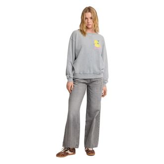 Kocca Sweatshirts, female, Gray, Size: XS Casual Relaxed Fit Sweatshirt