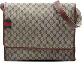 Gucci Pre-owned Gucci GG Supreme Web Messenger Bag Unisex VNS1GCIYPCTL2XY5
