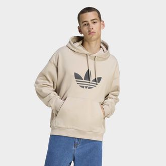 adidas Kapuzensweatshirt ADIDAS ORIGINALS TREFOIL HOODY, Herren, Gr. XXL, stone khaki, Obermaterial: 100% Baumwolle, angesetztes B&uuml;ndchen, Sweatshirts Kapuze