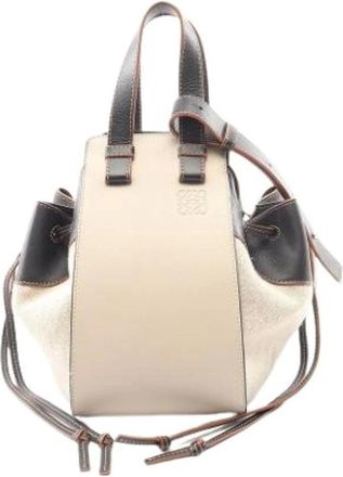 Loewe Pre-owned Bucket Bags, female, Beige, Size: ONE SIZE Pre-owned Bucket Bag