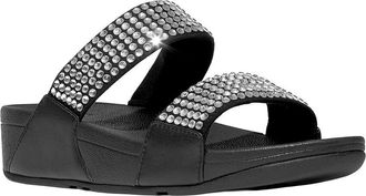 FitFlop Fitflop Lulu Maxi Crystal Two Bar Slide