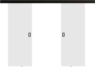 Mirjan24 Mobilier1 - Puerta Corredera Dover 199, Blanco