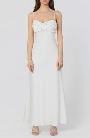 ASTR the Label Jade Slipdress in Off White at Nordstrom, Size X-Large