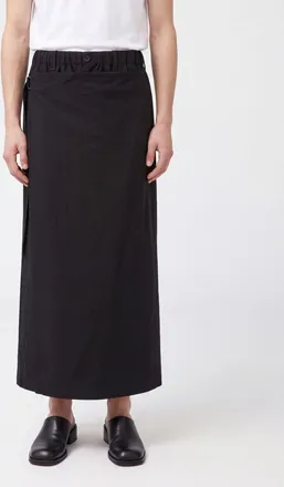 Yohji Yamamoto Wide-Leg Pure Wool Wrap-Style Trousers