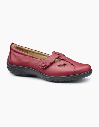 Hotter Womens Nirvana Womens Wide Shoes - Red - Size: 7.5