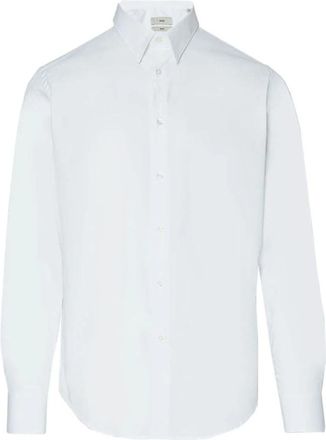 Liu Jo Stretch katoenen overhemd voor heren - Heren - Zakelijke Overhemden - Wit - 6XL - Katoen - Overhemden