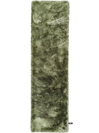 benuta Alfombra pelo largo verde 80x300