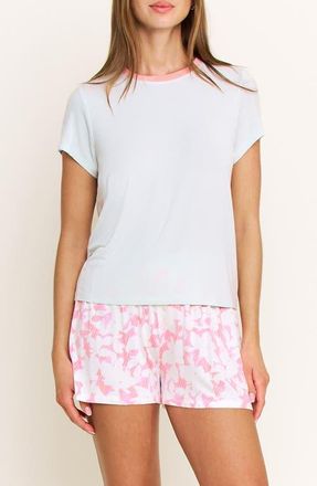 Honeydew Intimates All American Shortie Pajamas in Baja Pink Floral at Nordstrom, Size X-Large
