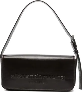 Alexander Wang Brown Punch Flap Medium Shoulder Bag