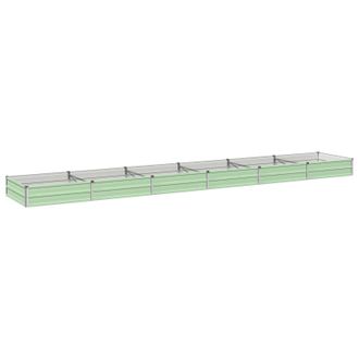 vidaXL Cama De Jard&iacute;n Elevada Verde Pastel 480 X 80 X 24 Cm Vidaxl
