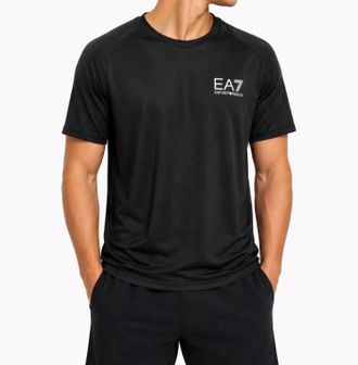 Emporio Armani Ea7 Day And Night T-Shirt In Black