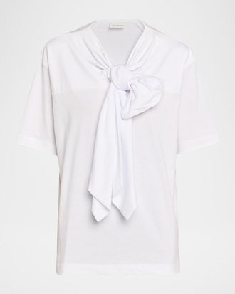 Dries Van Noten Hebitta Tie-Front Shirt