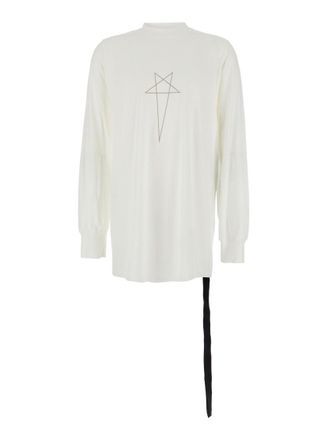 Rick Owens Off White Printed T-Shirt