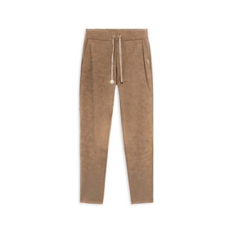 Freddy Pantaloni donna dritti in felpa garzata
