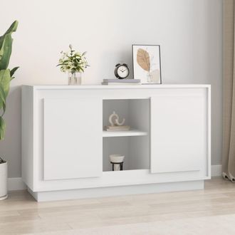 vidaXL Credenza Bianca 102x35x60 Cm In Legno Multistrato - Vidaxl