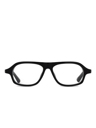 Jacquemus Occhiali con montatura geometrica - Nero