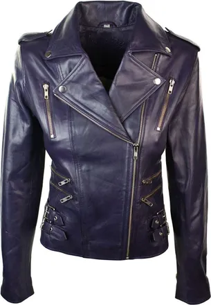 TruClothing Soft Leather Racing Biker Short Jacket
