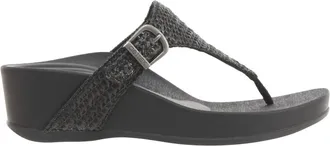 Aetrex Womens Kate Sandal In Black