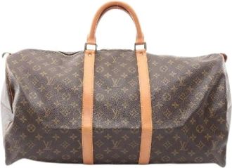 Louis Vuitton Pre-owned Weekend Bags, unisex, Brown, Size: ONE SIZE Pre-owned Keepall55 Monogram Boston Bag