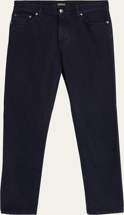 Ermenegildo Zegna Mens Cotton Slim Fit Five-Pocket Pants