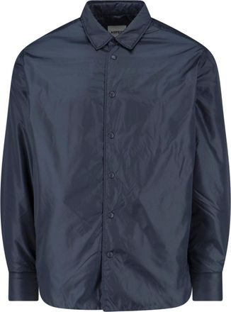 Aspesi Tailored Fit Button-Down Shirt with Pointed Collar