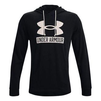 Under Armour Rival Terry Logo Hoodie Black 1370390-001