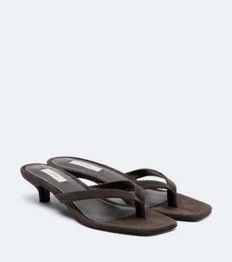 Toteme Suede thong sandals