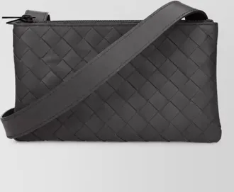 Bottega Veneta leather clutch bag