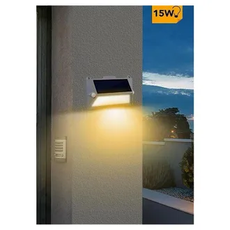 Trade Shop Trade Shop Traesio - Trade Shop - Led Applique Con Show Pannel Sensore Moviment Crepuscolare Yh0408-pir