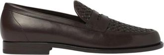 Scarosso Ryan Loafers - Heren - Loafers - Bruin - 40 1/2 EU - Leer - Schoenen