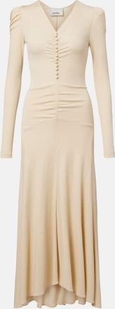 Isabel Marant Nejma gathered midi dress