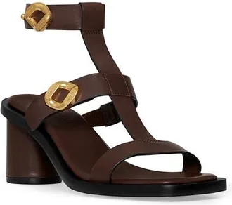 Rebecca Minkoff G City Ankle Strap Sandal in Brunette at Nordstrom, Size 8.5