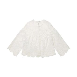 Munthe Overhemden, Dames, Wit, M, Polyester, Valiance Blouse