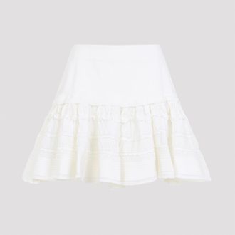 Alaia Ruffle Mini Skirt